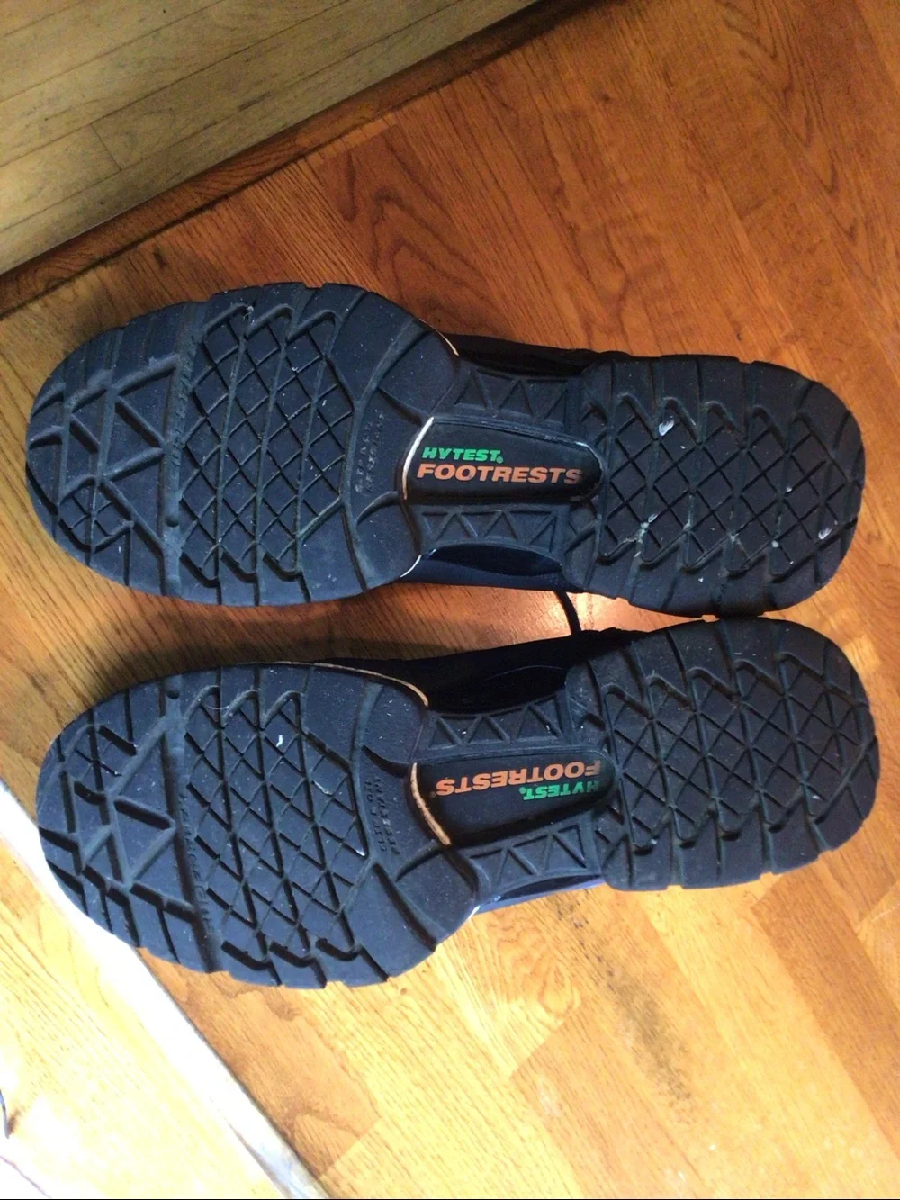Hytest Footrests Work Boots Mens 11.5 Navy Blue. Composite Toe Worn 1 week